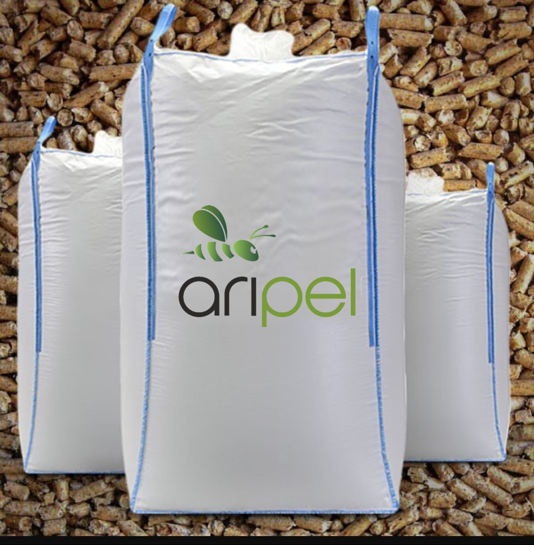  Endüstriyel kullanım için, EN plus® A1-ISO 17225-2 sertifikalı 1200 kg’lık big bag torbalarda, 6 mm, %100 çam pelet 